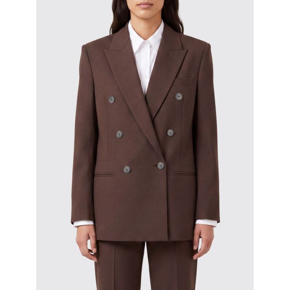 Dondup Women Double-Breasted Wool Blazer Dondup With Peak Lapels And Regular Fit